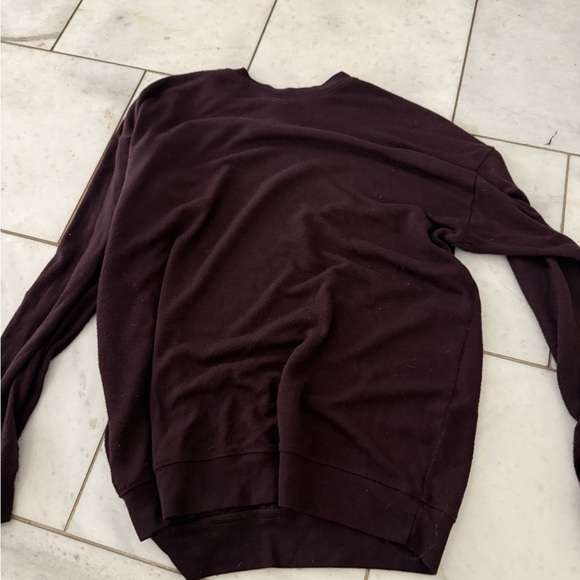 ALO Yoga Women's Dark Brown Crewneck Sweater - Picture 1 of 3
